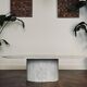 Roche Bobois vintage Carrara marble coffee table from the 70s
