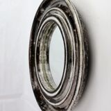 Mirror hofmann ceramic gray vallauris 1950