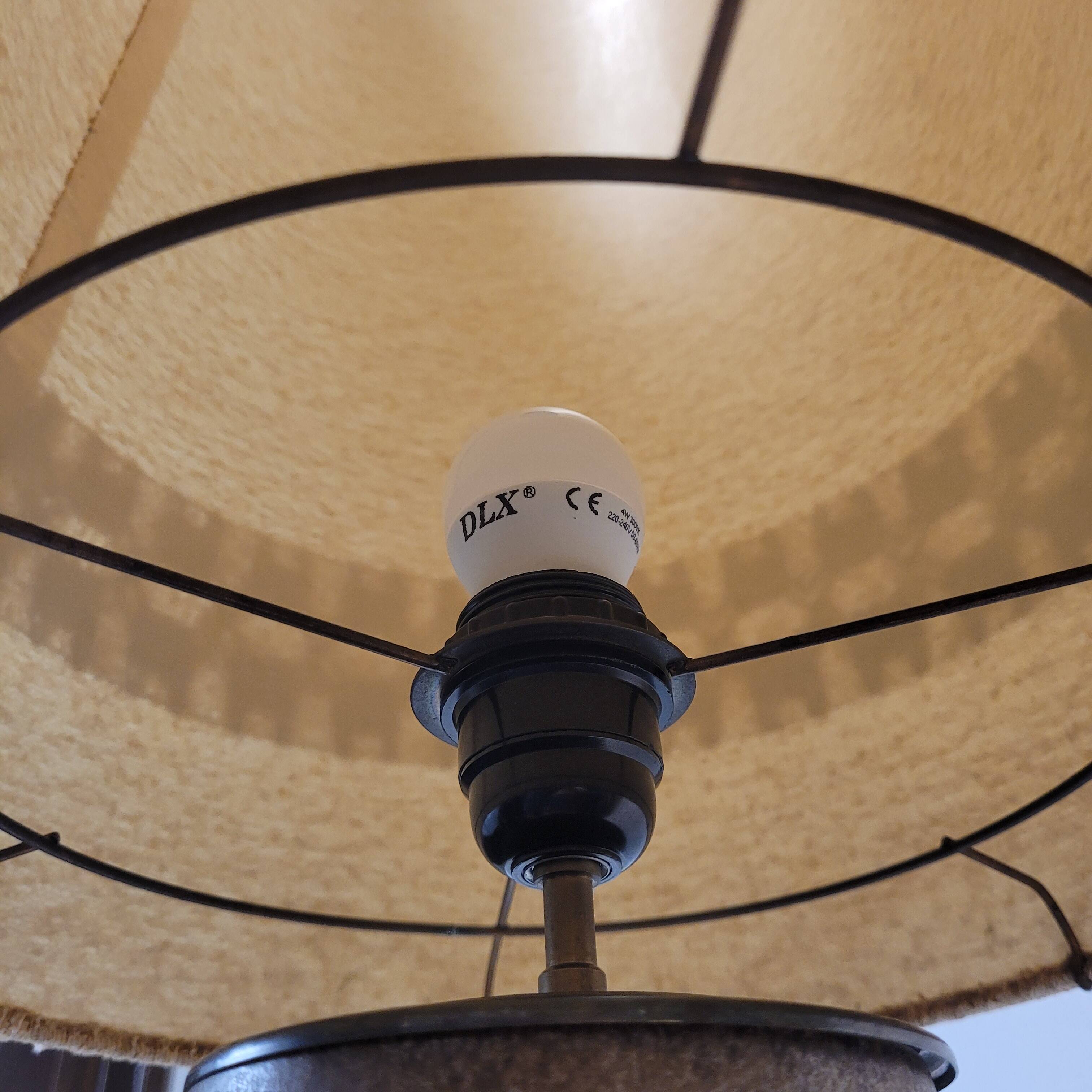 Lámpara cerámica Fat Lava con pantalla original, Scheurich Keramik, 60’s