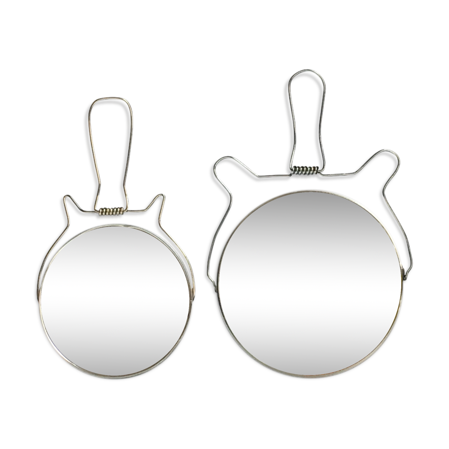 Pair of mirrors that were barbers