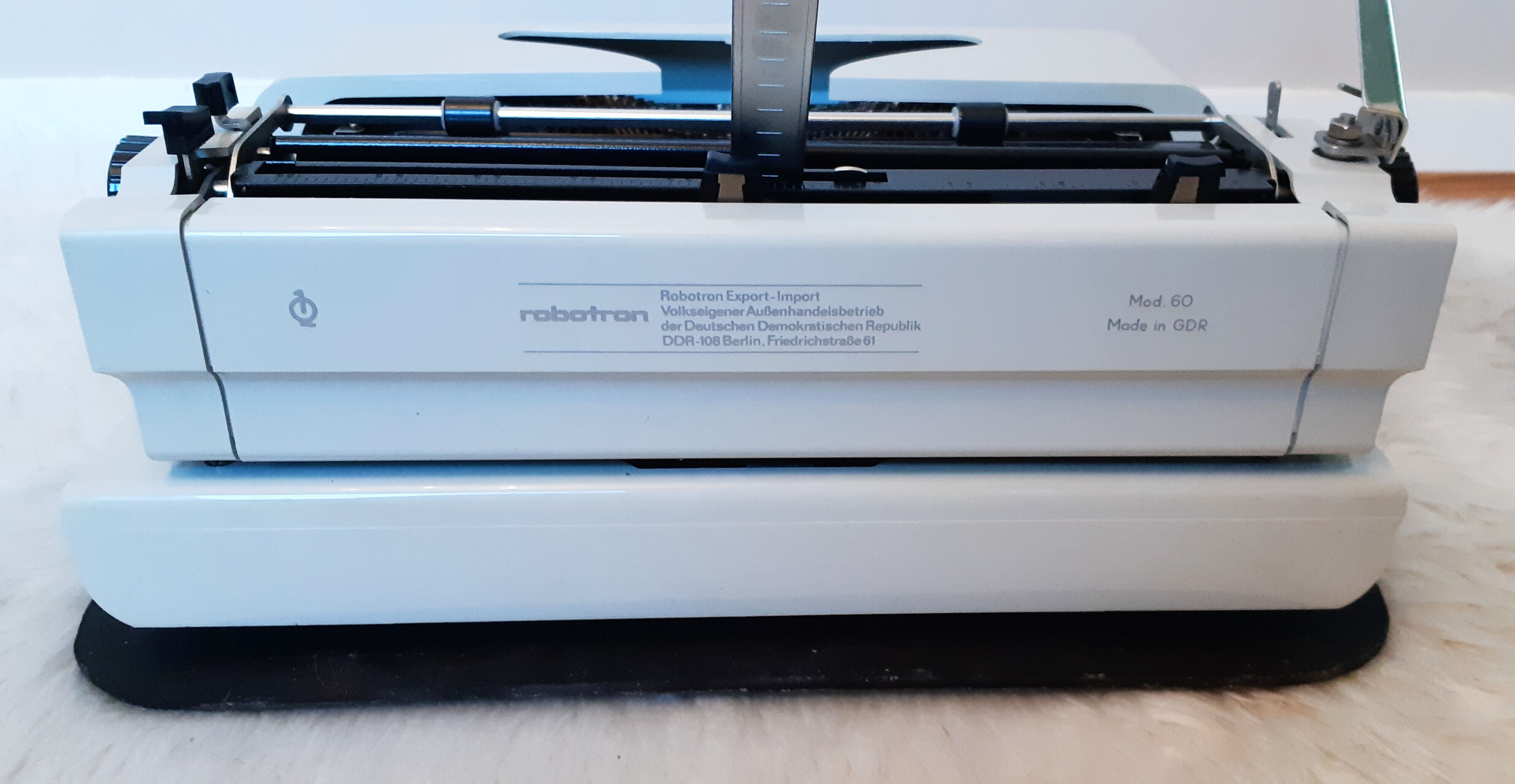 Portable, functional typewriter with user manual