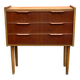 Danish vintage teak chest of drawers / nightstand, mid century modern, 1960