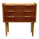 Danish vintage teak chest of drawers / nightstand, mid century modern, 1960