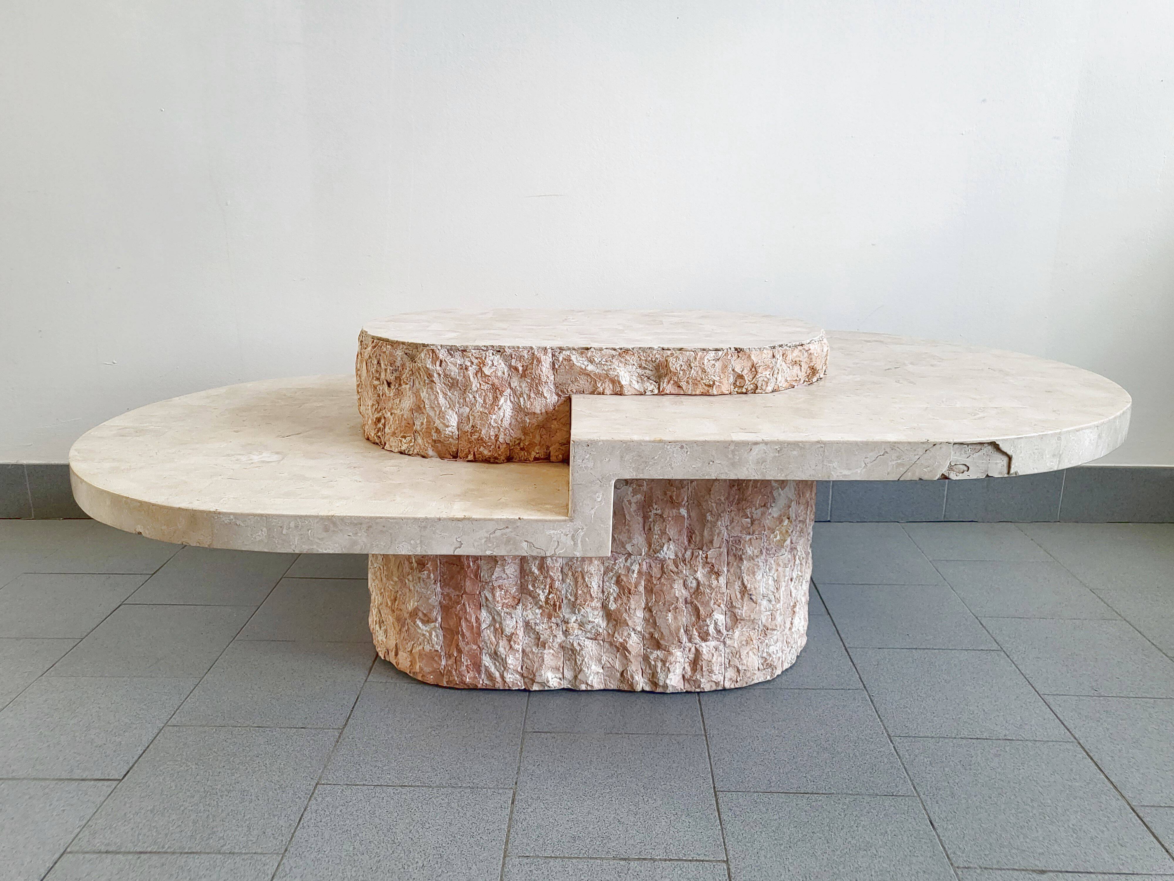 Vintage coffee table by Magnussen Ponte 1980