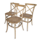 3 cane bistro chairs