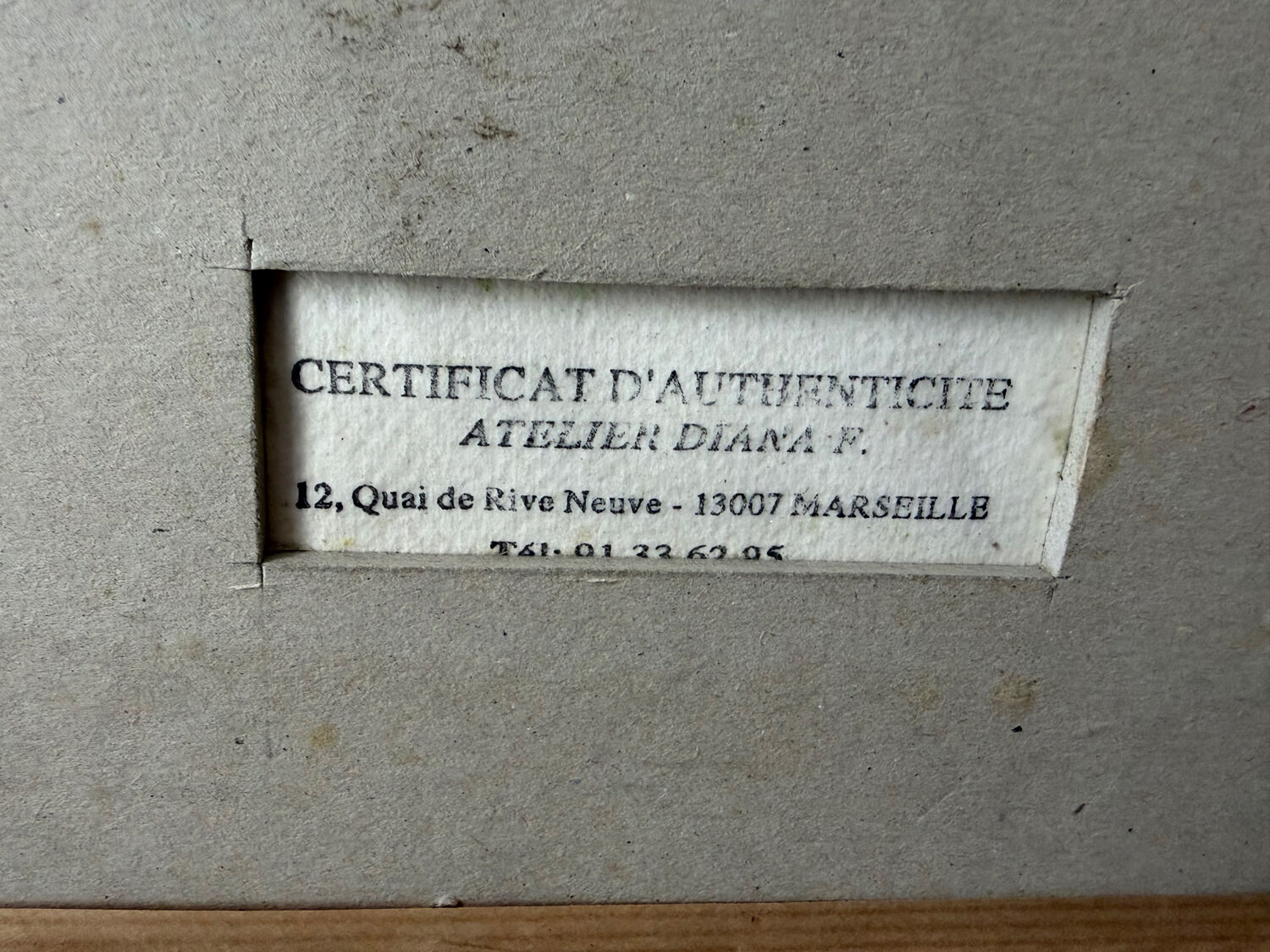 Southern landscape signed by Diana