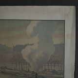 Lithograph on Chinese paper by Henri Rivière The Trocadéro