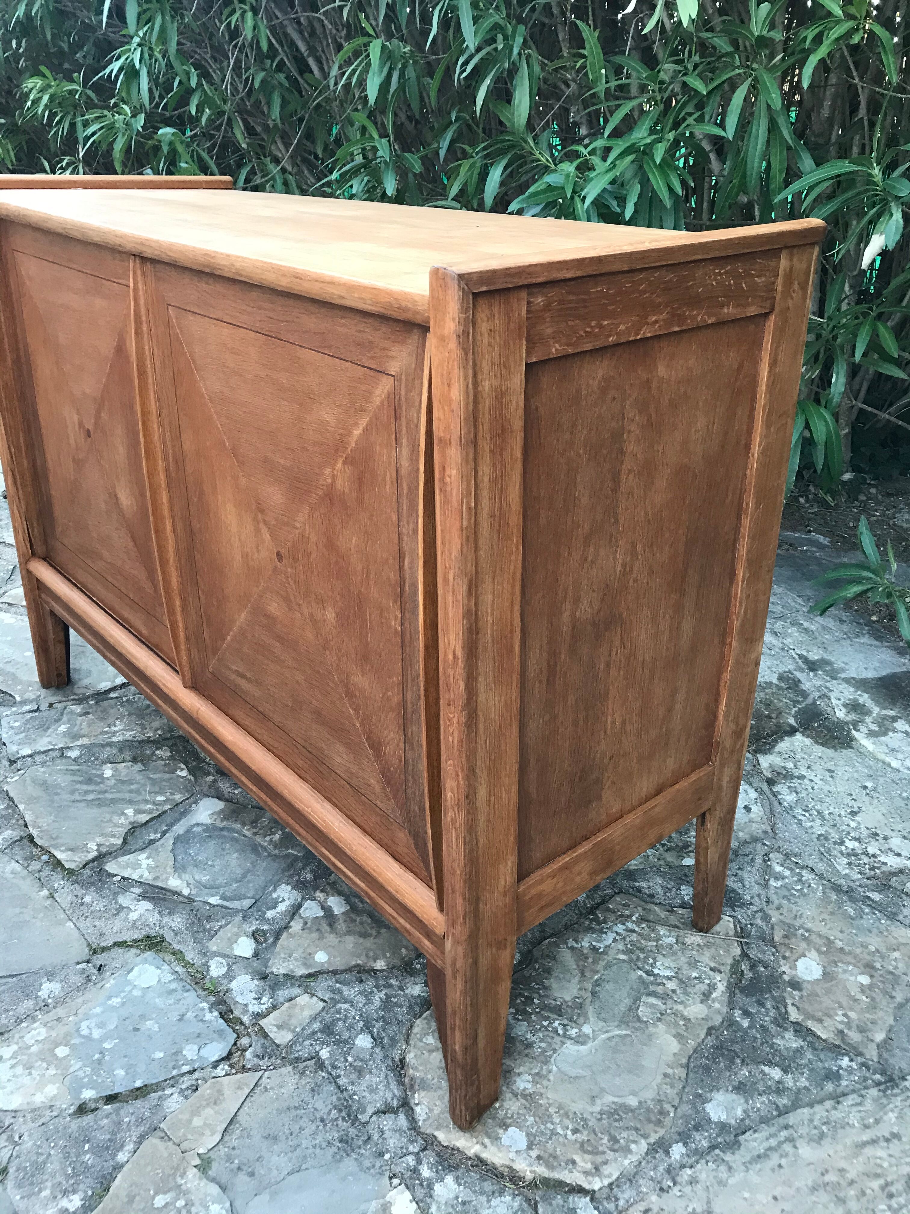 Massive teak sideboard