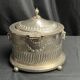 Crafts, Moroccan tea box, biscuits, silver-plated metal, 20th century