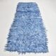 3x9 Blue %100 Wool Kilim Runner Rug, 98x282Cm