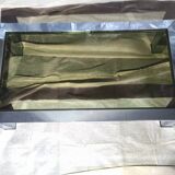 Late 70s chrome steel coffee table
