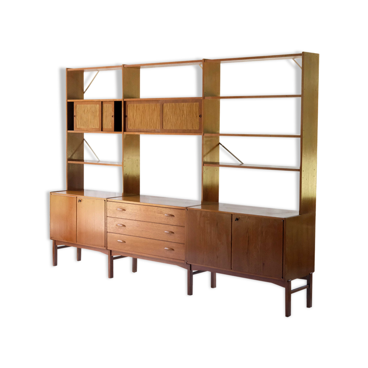 Bookcase Bokroa for Mobelfabrikk, 3 Modules , Norway 1970's