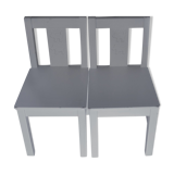 Duo of children's chairs