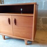Commode teck style scandinave 1970