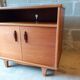 Commode teck style scandinave 1970