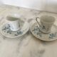 Lot 2 cups and under cups a coffee / old tea