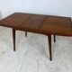 Vintage teak dining table Louis Van Teeffelen 1960s