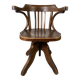 Fauteuil Baumann tournant en bois