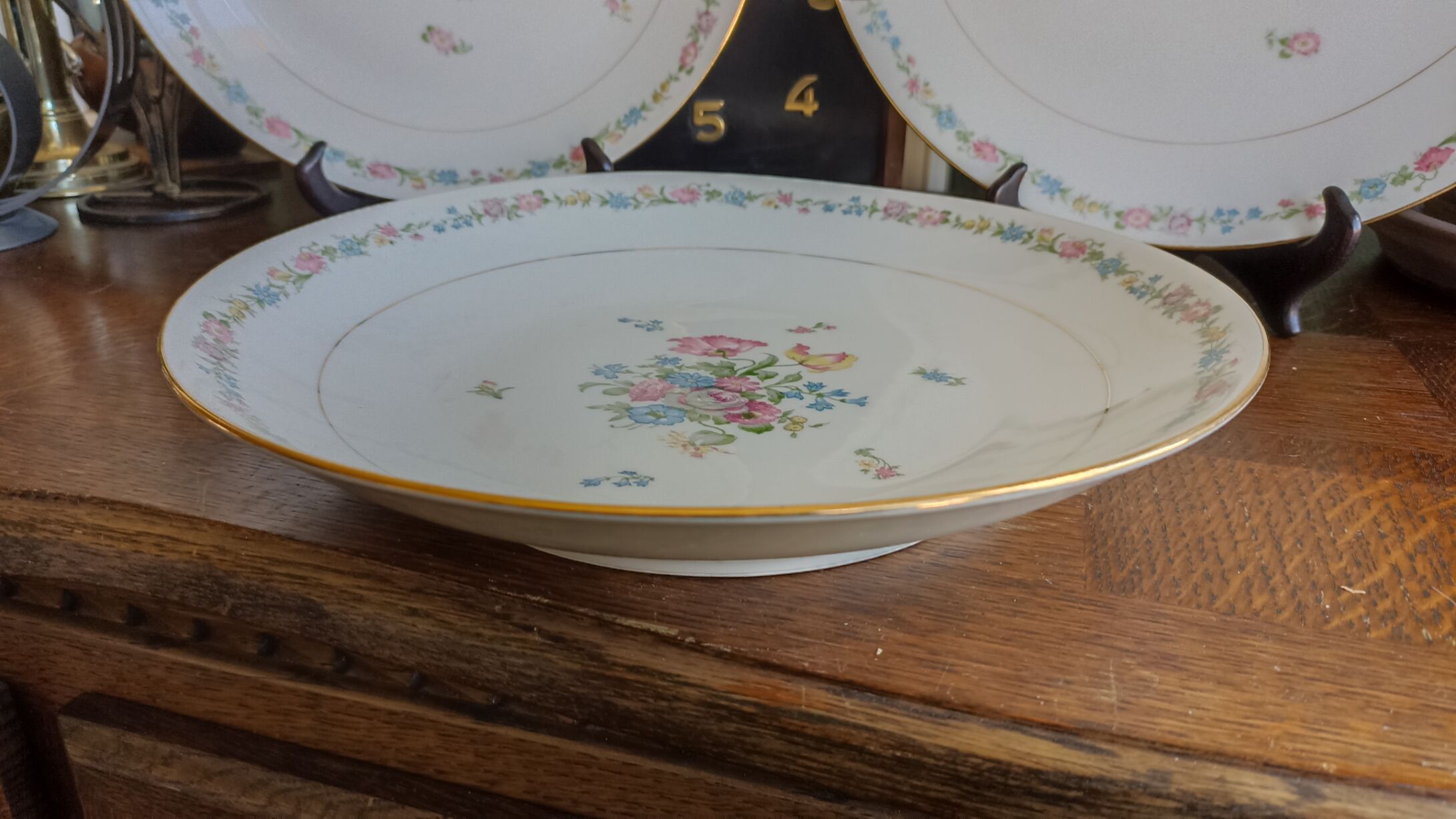 3 serving dishes in Limoges porcelain - Porcelaine limousine