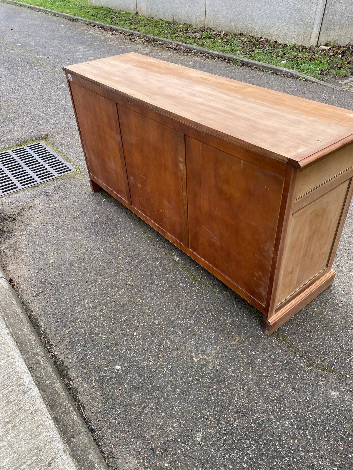 Renovated wooden imperial buffet from the 20th century, 180cm.