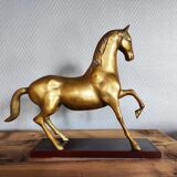 Brass horse