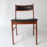 Pair of denmark chairs scandinavian design 1960s vintage 70s 1970s