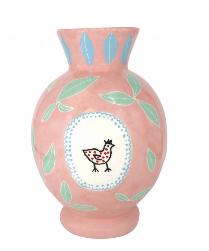 Vase à fleurs "Listen to the Birds"