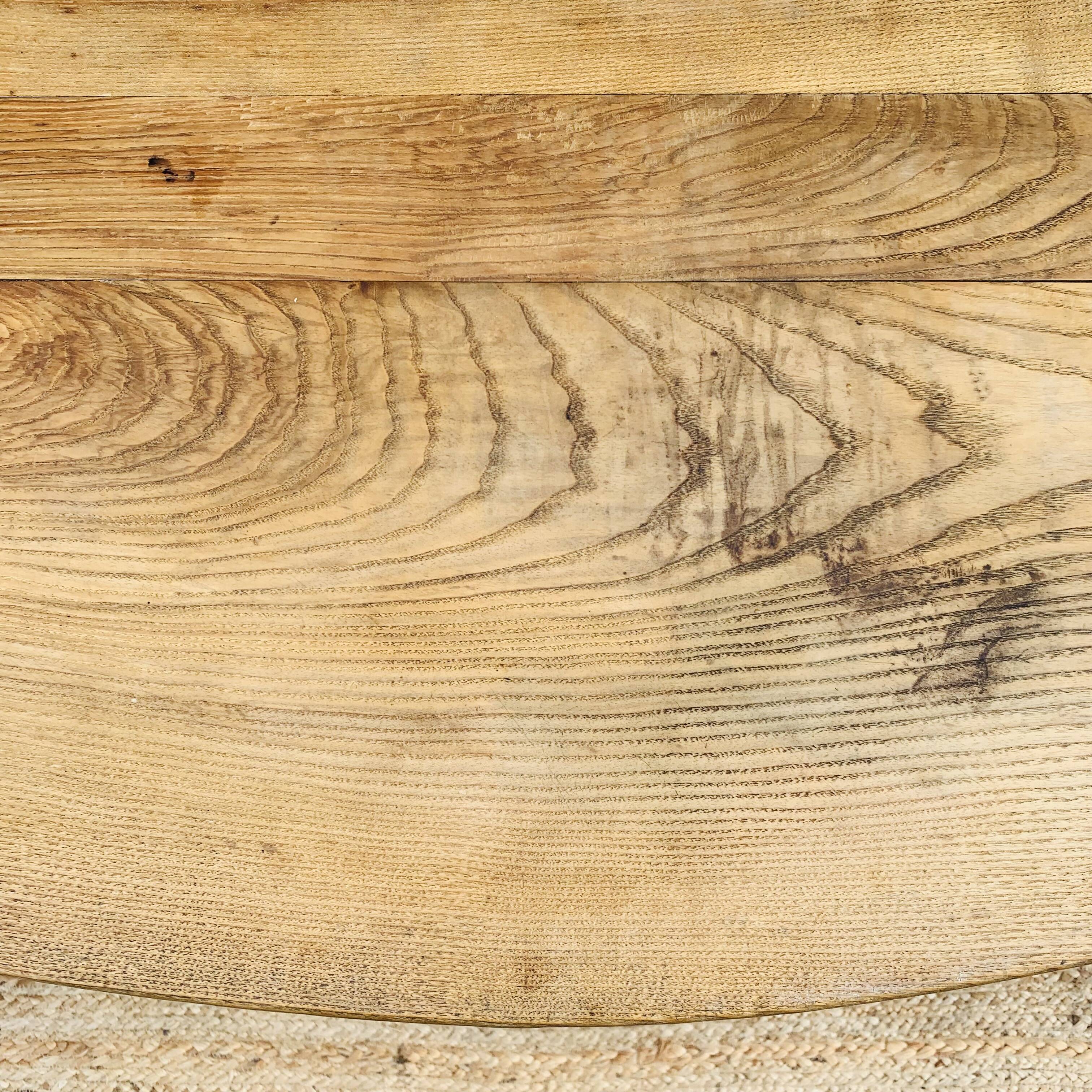 Oval farmhouse table 141.5 cm