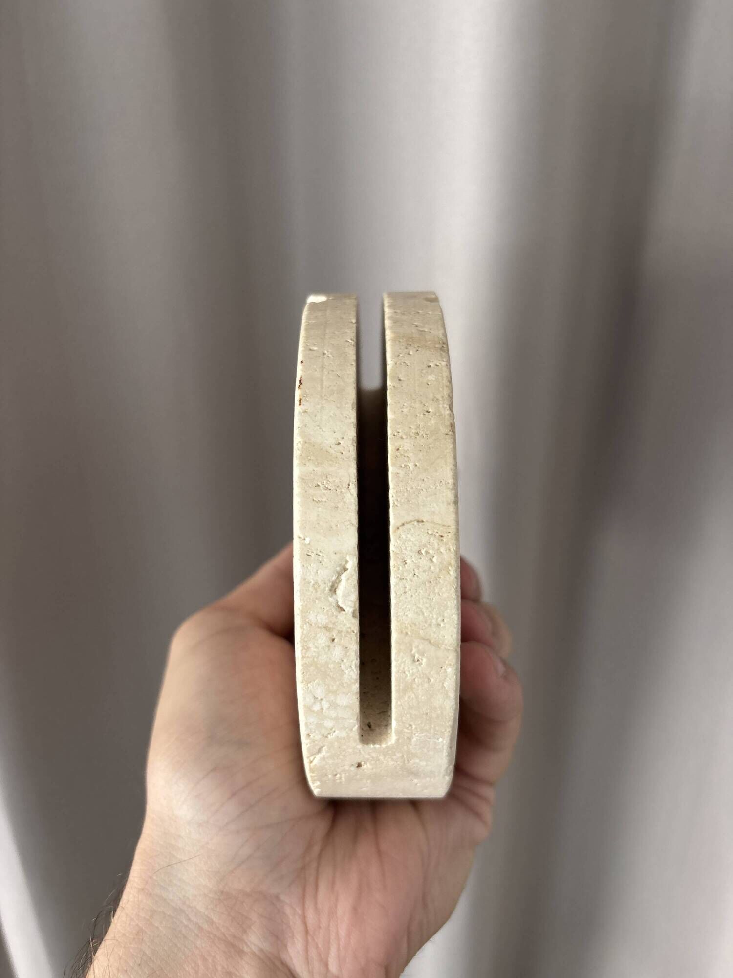 Fratelli Mannelli Travertine Elephant Sculpture / Letter Holder