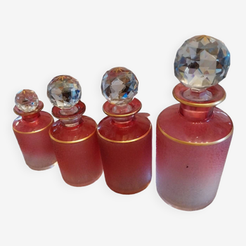 St Louis crystal bottle set