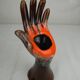 Hand ring holder soliflore decoration retro shabby vintage ring holder vase