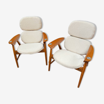 Pair of Poltronova armchairs, Italy, 1960s