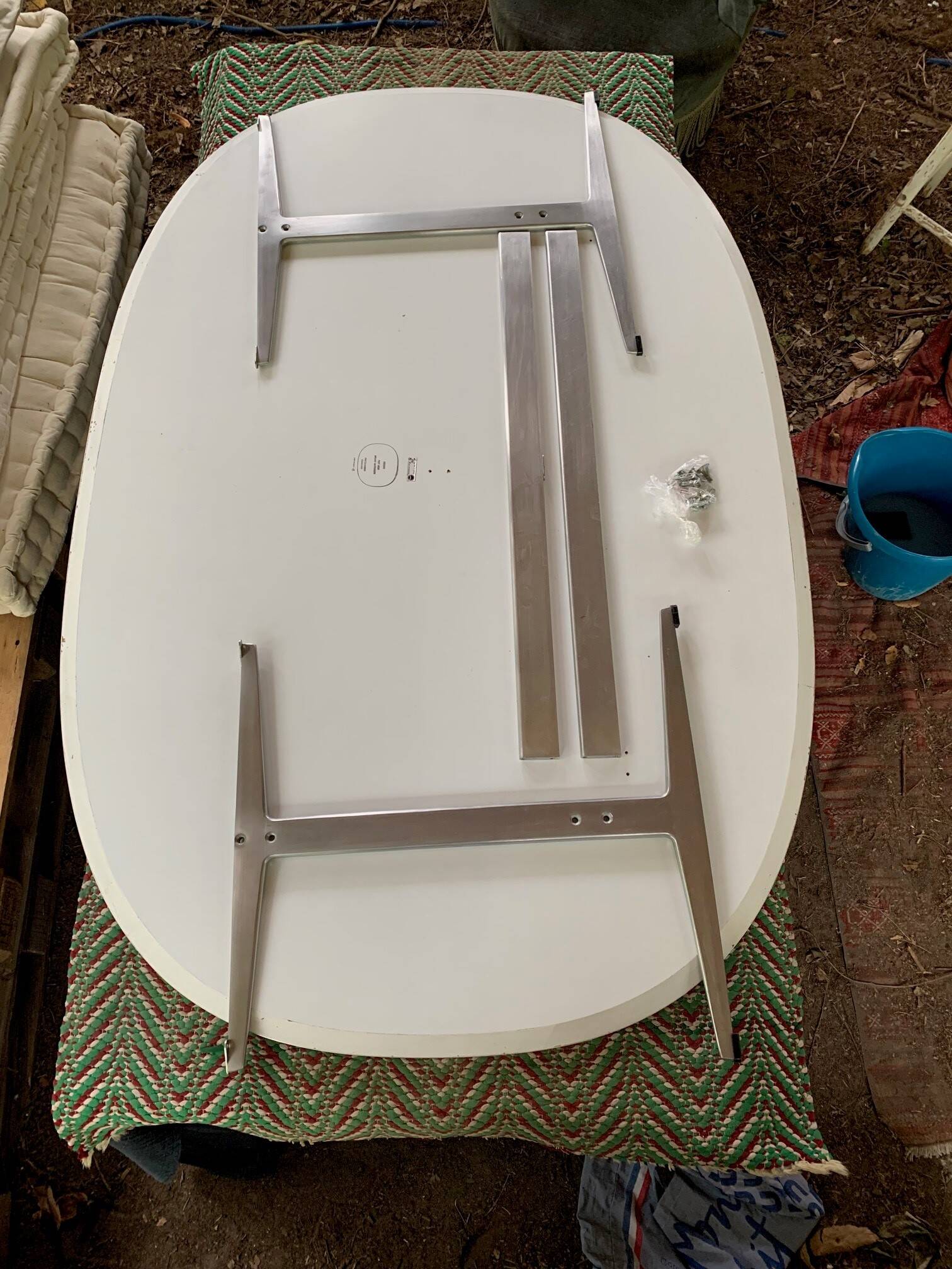 Table superellipse de jacobsen hein et mathsson - suède années 70/80