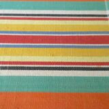 Metal folding and striped canvas, 70s