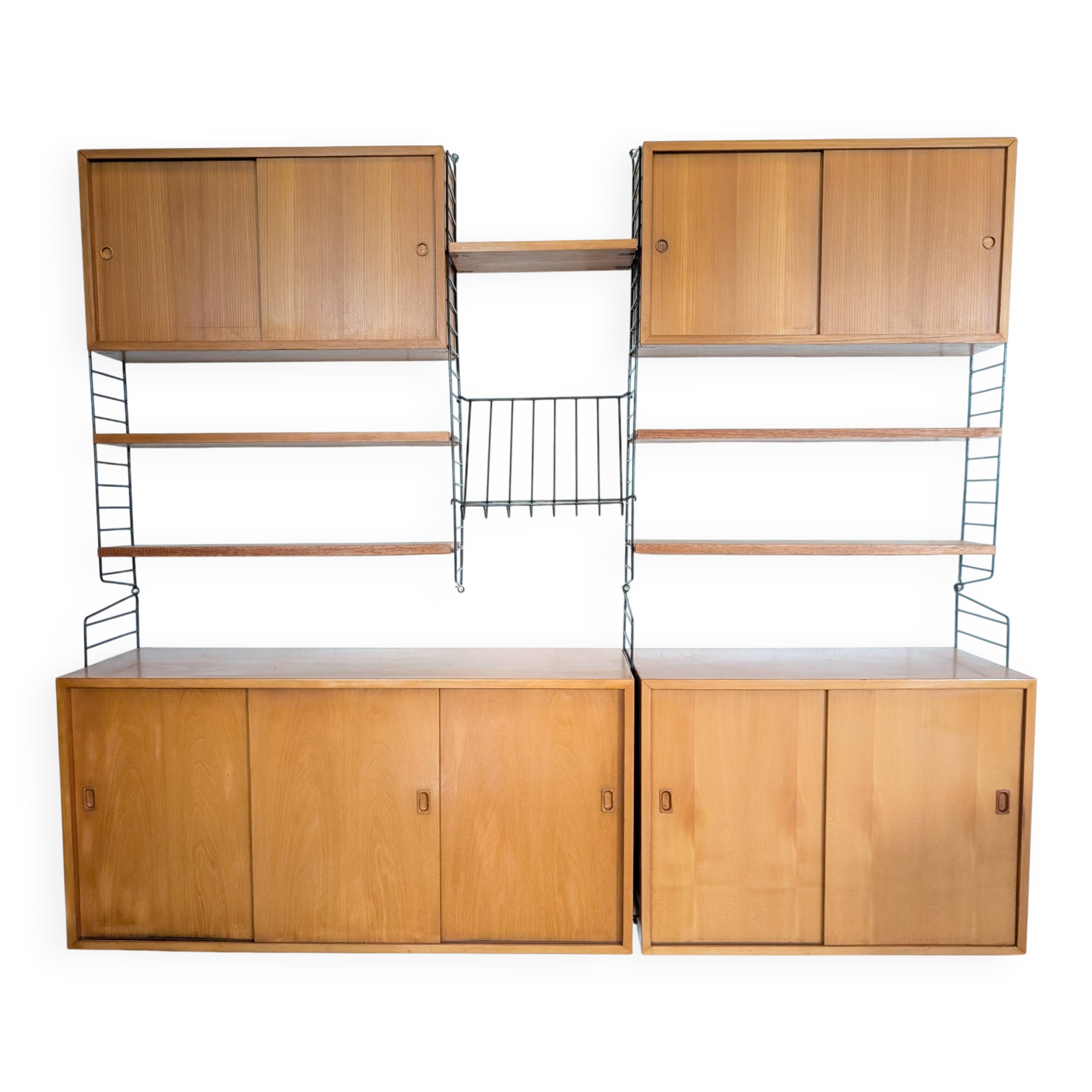 Original STRING wall unit by Nisse Strinning from the 1960s, Sweden.