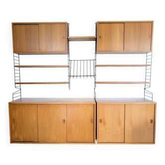 Original STRING wall unit by Nisse Strinning from the 1960s, Sweden.