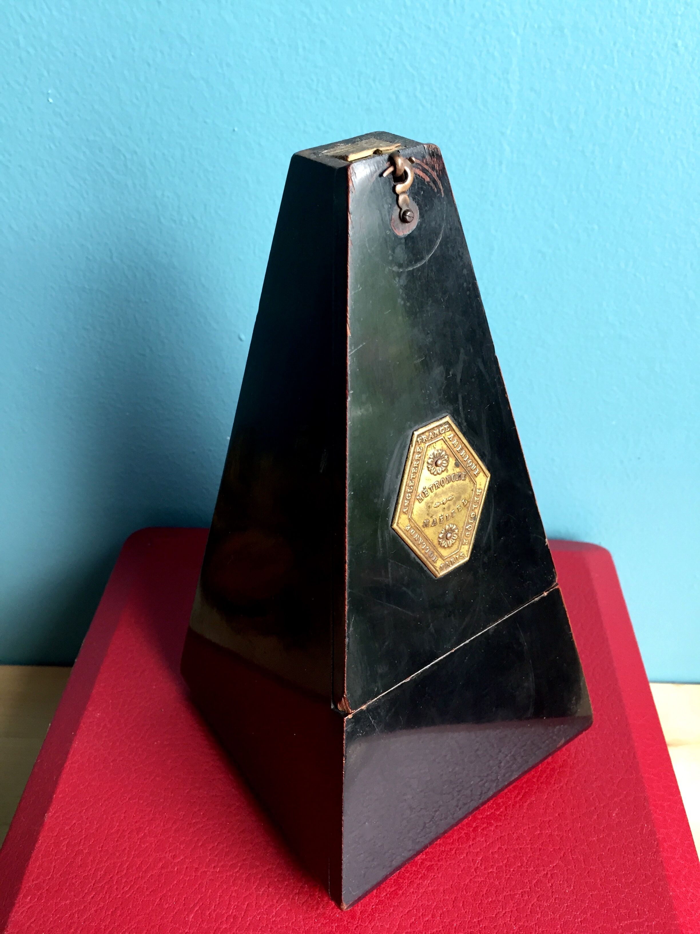 Metronome from about 1850,  maelzel brand