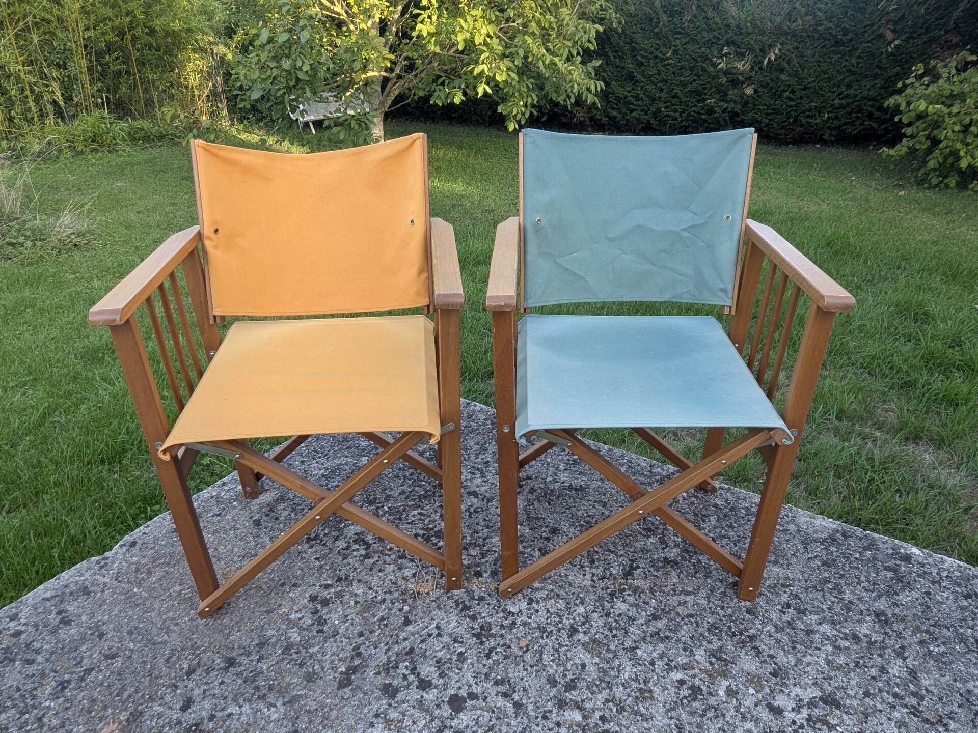 Pair of vintage director's chairs – Hyllinge Møbler (Years