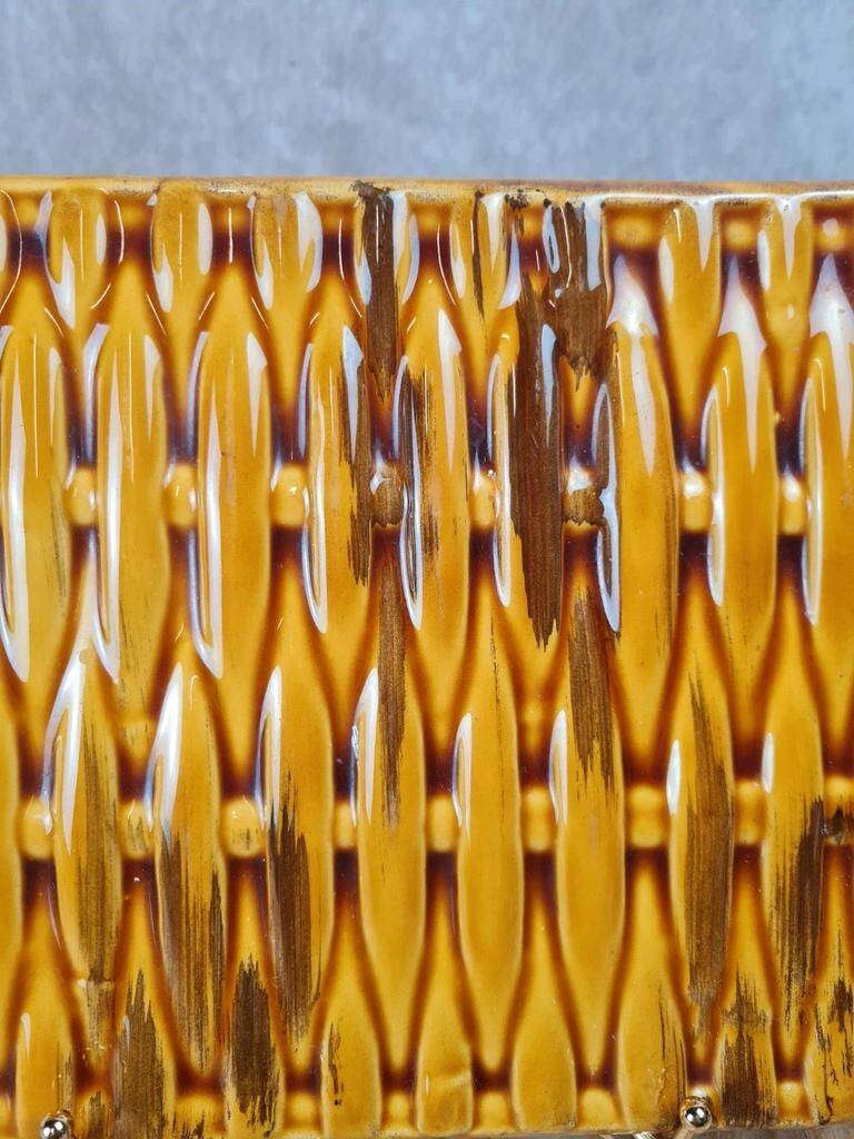 Trivet or small vintage tray signed Vallauris