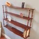 19th-century wall shelf from the Napoleonic III era.