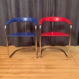 A pair of Canasta chairs, Arrben, Italy, 1970s