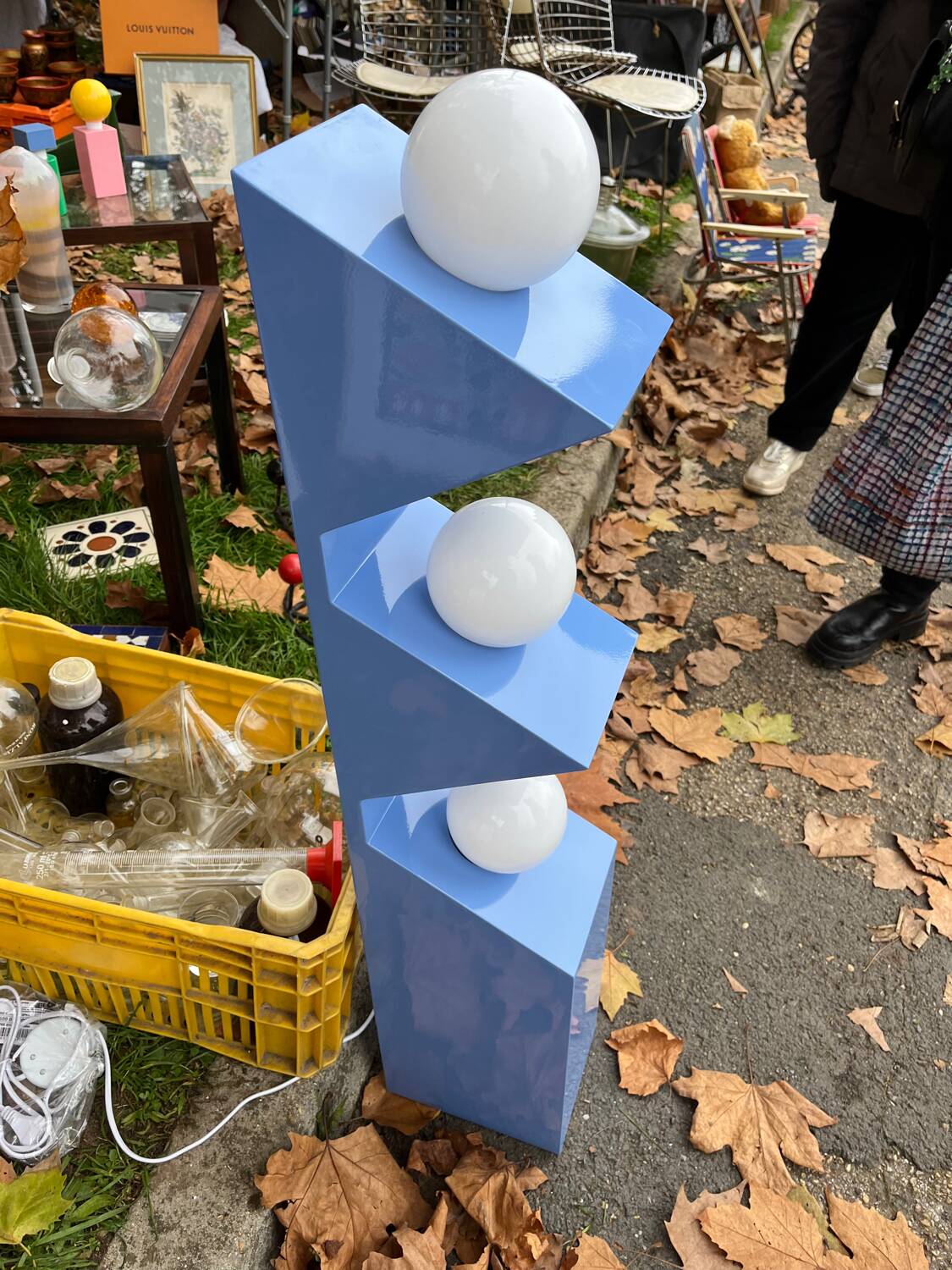 New blue Axel Chay floor lamp Monoprix