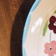 6 flat plates from the 50s Salins model Jocelyne