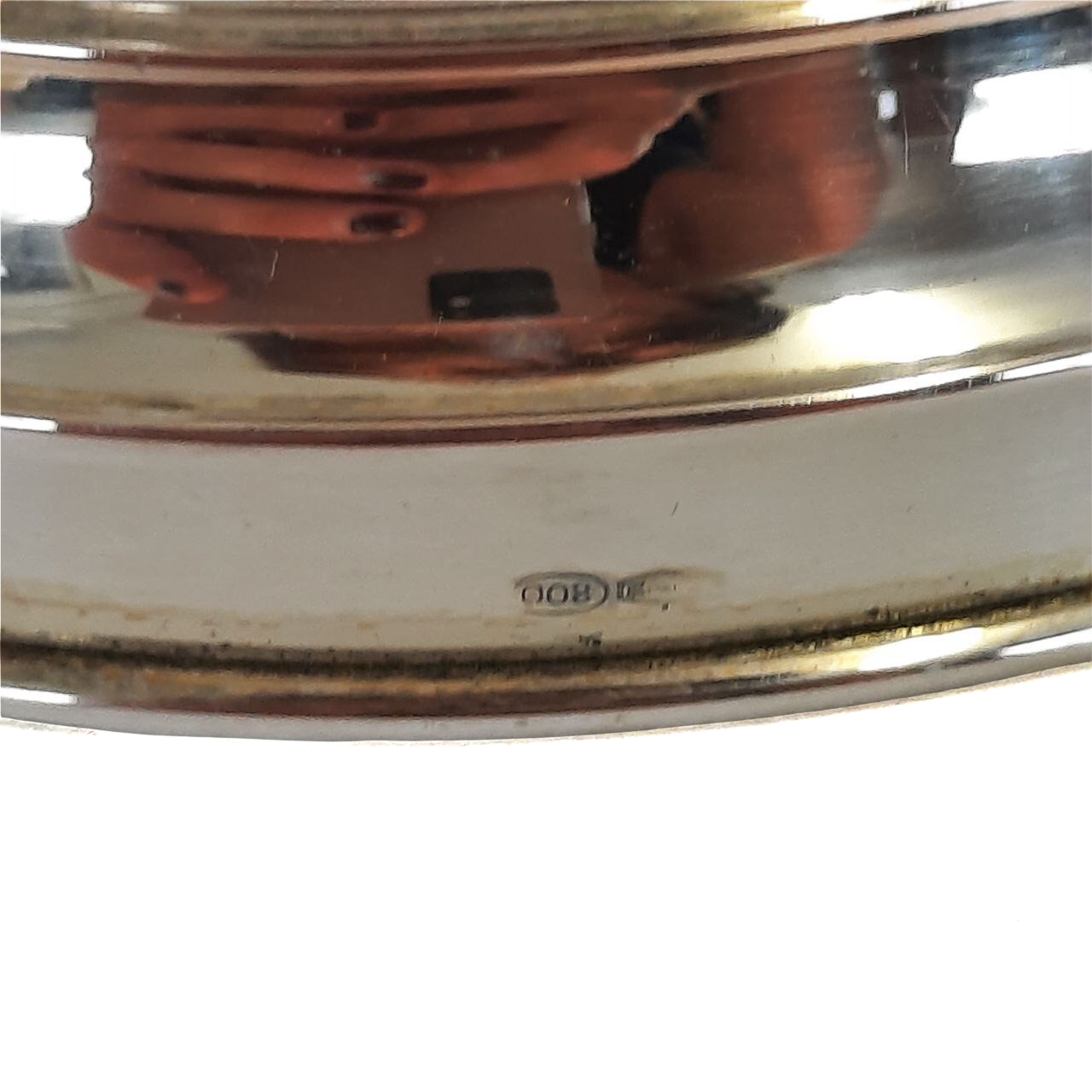 Three vintage bedside lamps in silver