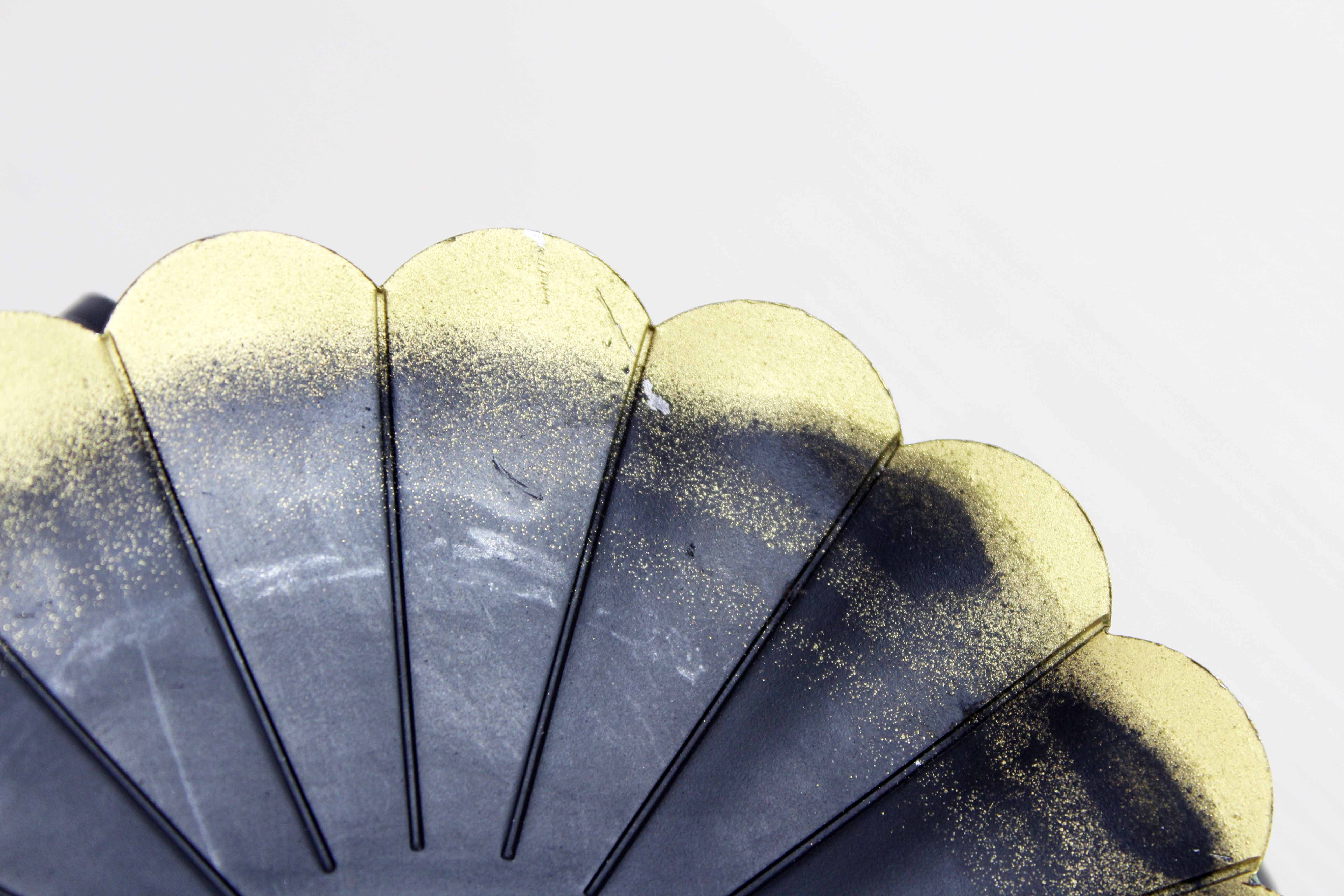 Vintage candlestick candle