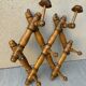 Vintage accordion coat rack