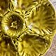 Set of 6 vintage green ceramic oyster plates - Gien