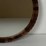 Pair of Danish midcentury teak rosewood cube mirrors, 1960s