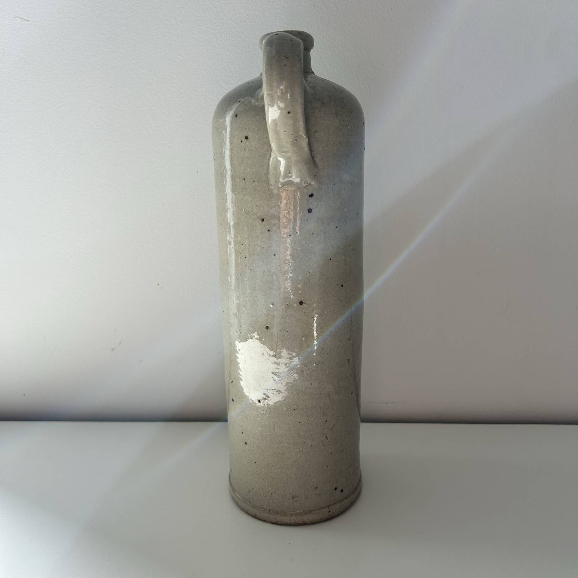 Large stoneware bottle