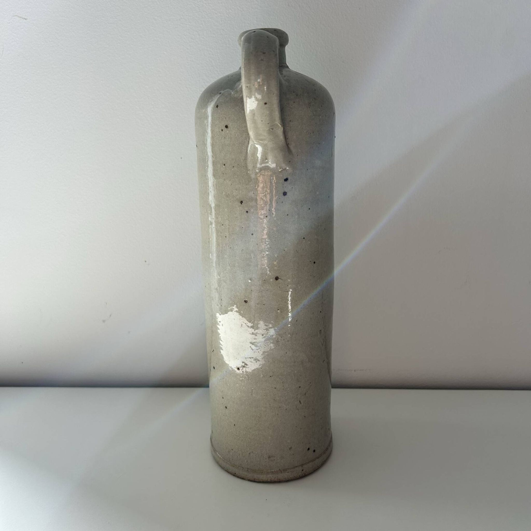 Large stoneware bottle